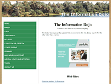 Tablet Screenshot of informationdojo.com